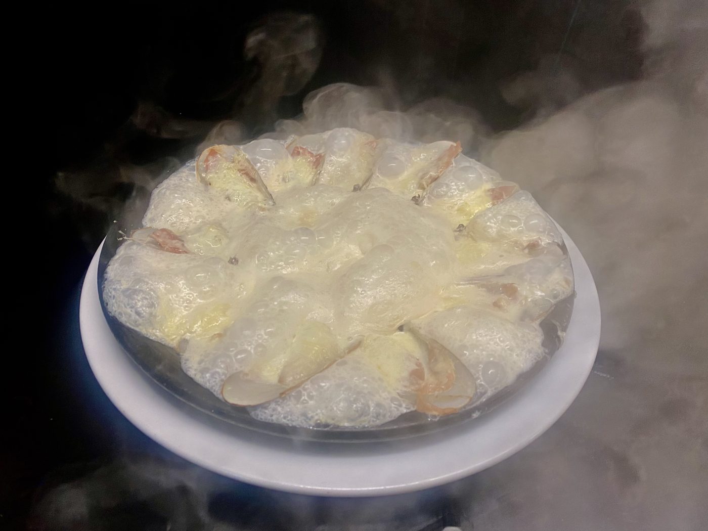 Machas a la parmesana gratinadas